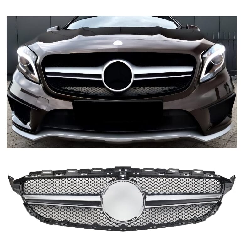 Sport Kühlergrill Silber - Mercedes GLA X156 RSHOP